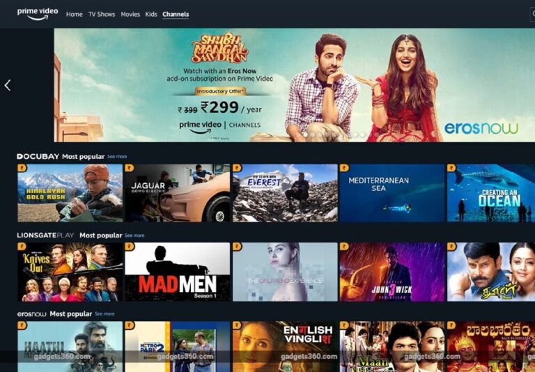 Amazon is launching Prime Video channels in Australia