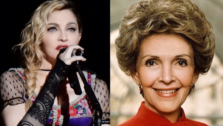 Madonna Nancy Reagan