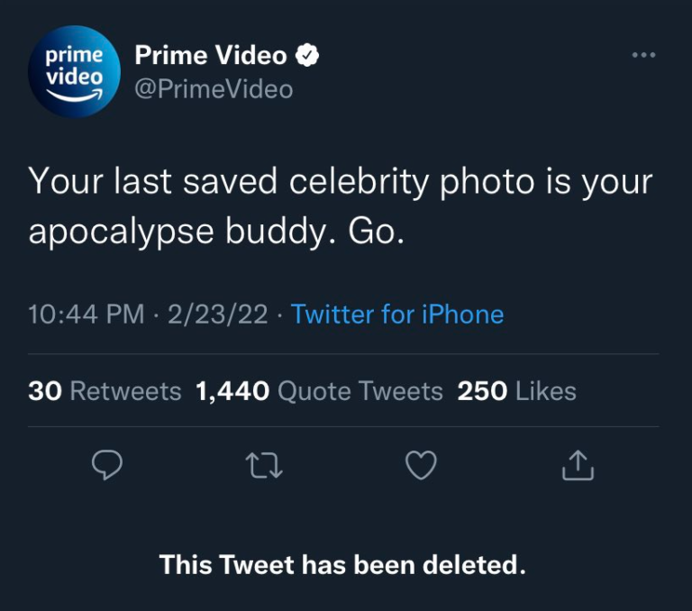 Amazon twitter bad joke