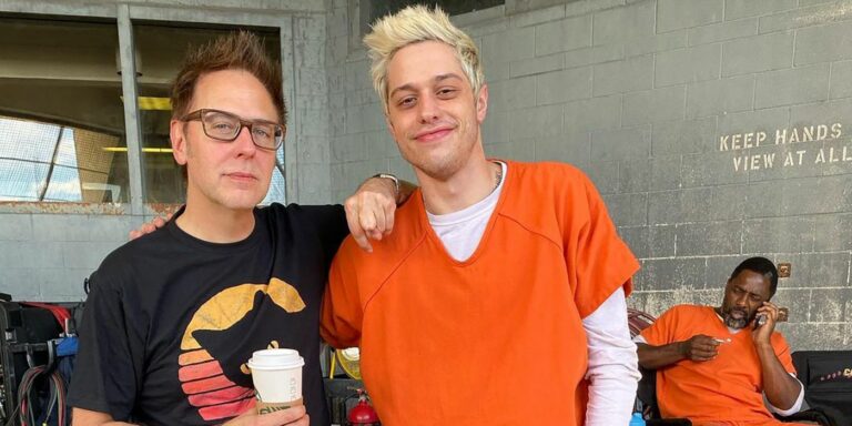 James Gunn and Pete Davidson