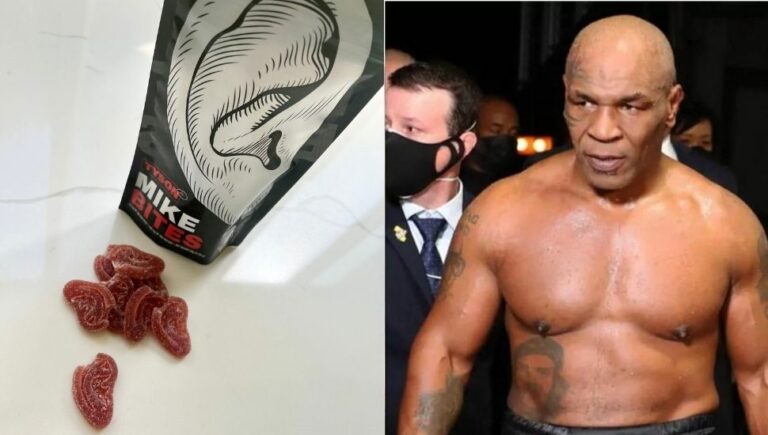 Mike Tyson has released cannabis edibles in the shape of bitten ears