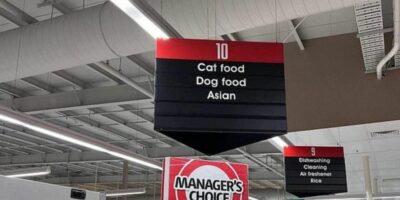 Coles have been slammed for racist sign