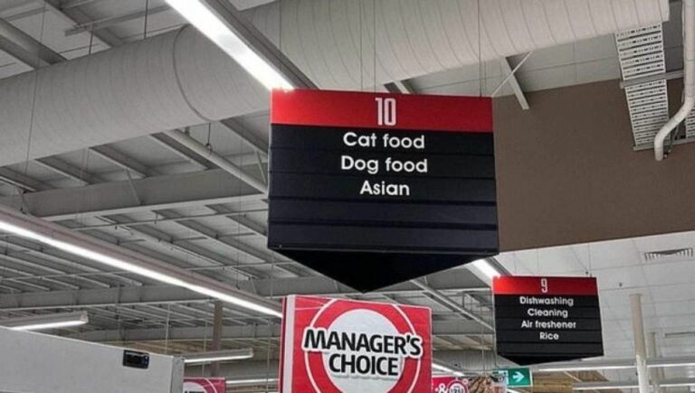 Coles have been slammed for racist sign