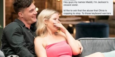 Jackson Leonie's sister has asked MAFS fans to leave Olivia alone