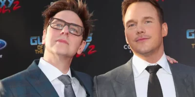 James Gunn and Chris Pratt