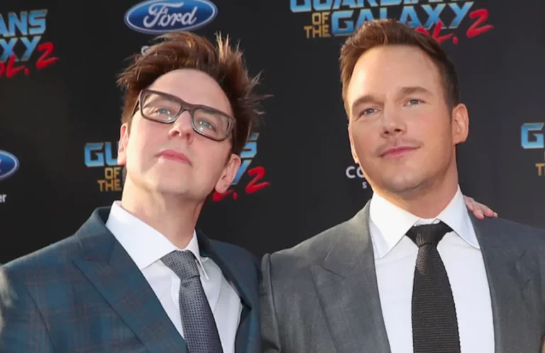 James Gunn and Chris Pratt