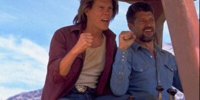 Kevin Bacon and Fred Ward Tremors