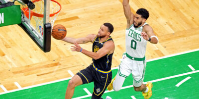 Steph Curry Jayson Tatum NBA finals