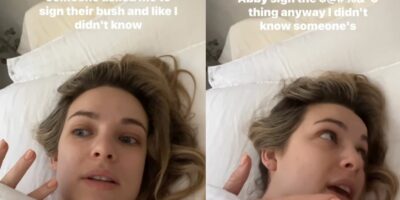 Abbie Chatfield apologises for not signing a fans bush