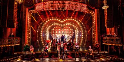 Moulin Rouge! The Musical on Sydney's Capital Theatre a-stage