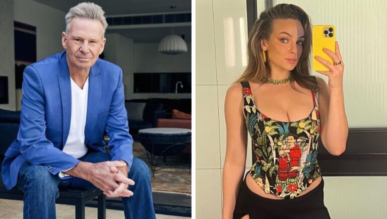 Abbie Chatfield and Sam Newman