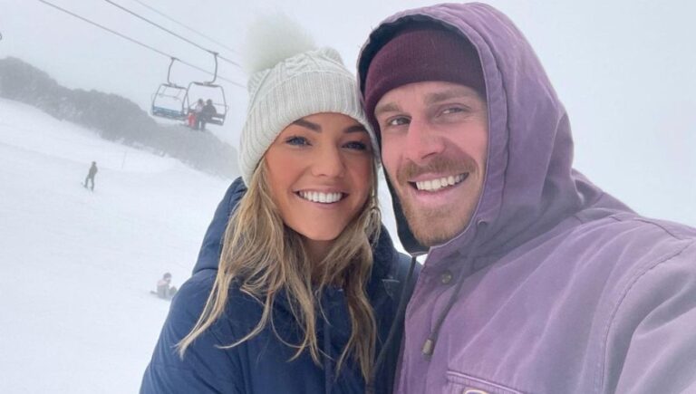 Sam Frost tagged in story with pregnancy book