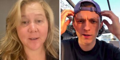 Tom Holland and Amy Schumer