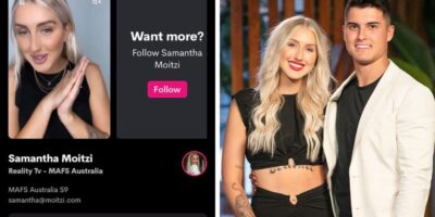 A photo from the Cameo account of MAFS star Sam