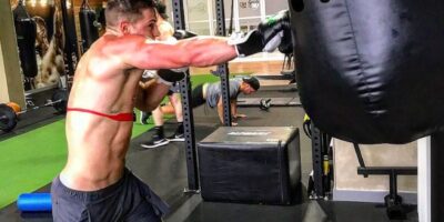 MAFS star working out before his MMA fight