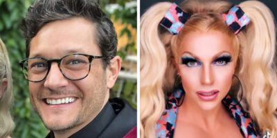 Courtney Act and Rob Mills