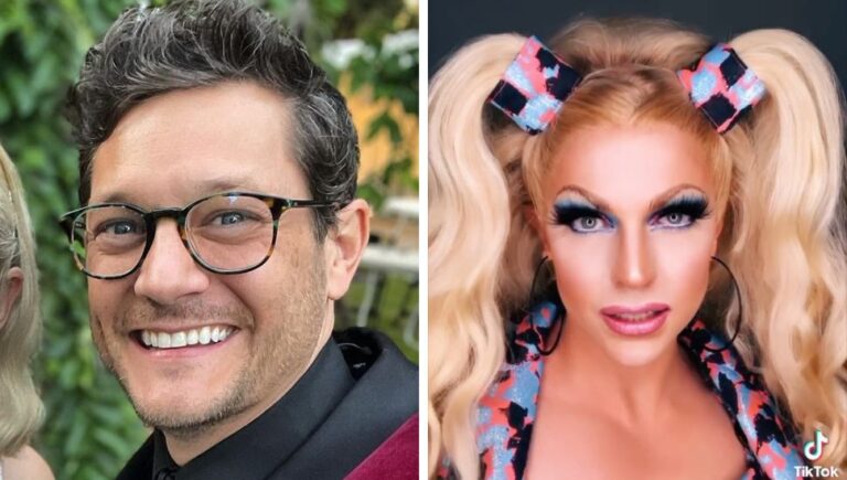 Courtney Act and Rob Mills