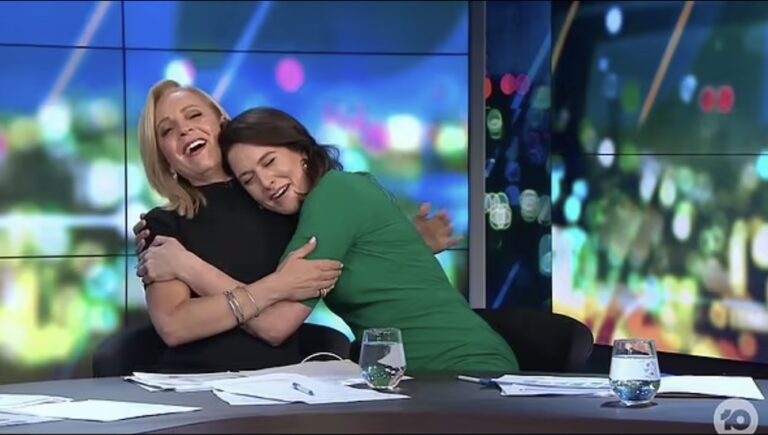 Carrie Bickmore and Rachel Corbett on The Project
