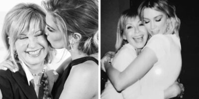 Delta Goodrem and Olivia Newton-John