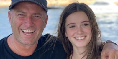 Karl Stefanovic and his daughter