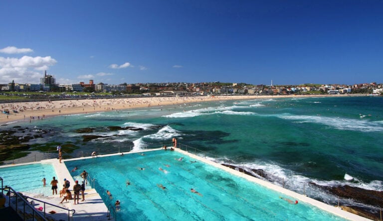 Bondi Beach from Icebergs