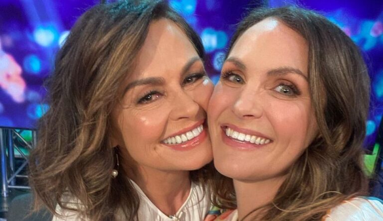 Laura Byrne and Lisa Wilkinson on The Project