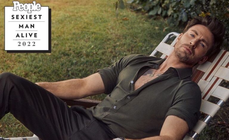 Chris Evans in the People Magazine shoot for Sexiest Man Alive
