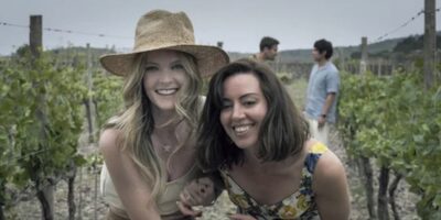 Aubrey Plaza and Meghann Fahy