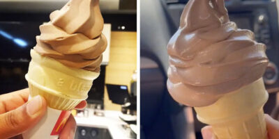 Maccas has chocolate soft serve