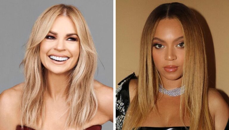 Beyonce and Sonia Kruger