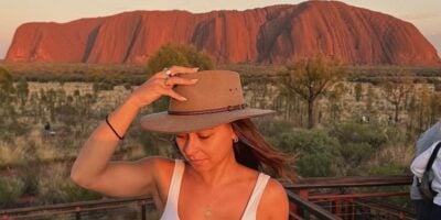 Brooke Blurton at Uluru