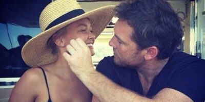 Lara and Sam Worthington