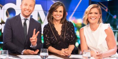 Lisa Wilkinson and Sarah Harris on The Project