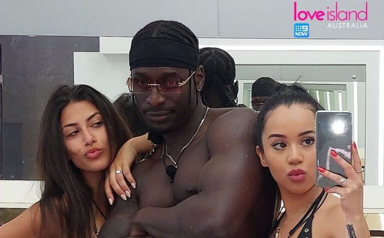 Tak, Jess and Claudia from Love Island