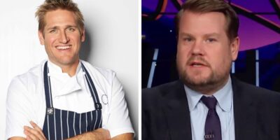 Curtis Stone and James Corden