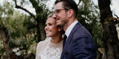 Edwina Bartholomew and her husband
