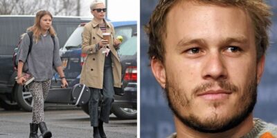 Heath Ledger and Matilda Ledger