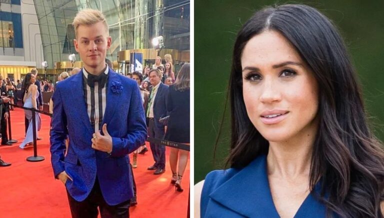 Joel Creasey and Meghan Markle