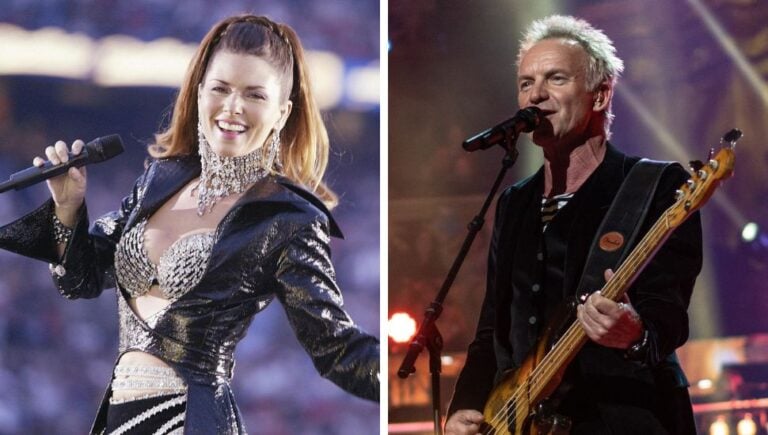 Shania Twain and Sting