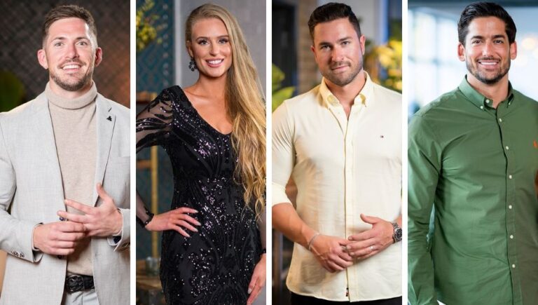 Tayla and three MAFS grooms