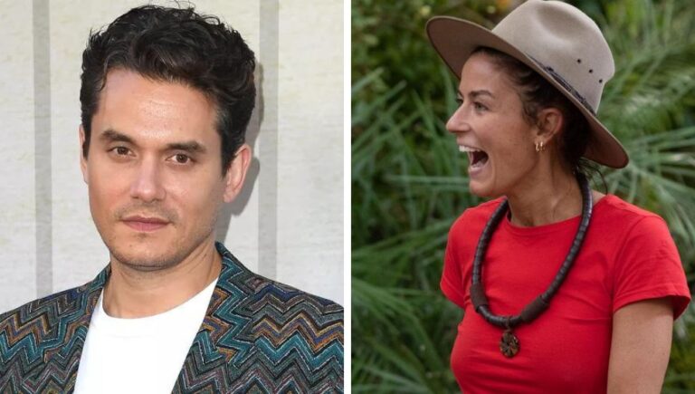 John Mayer and Aesha Scott