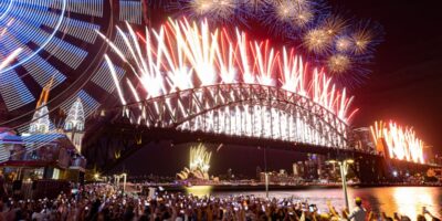 NYE harbour party at luna park