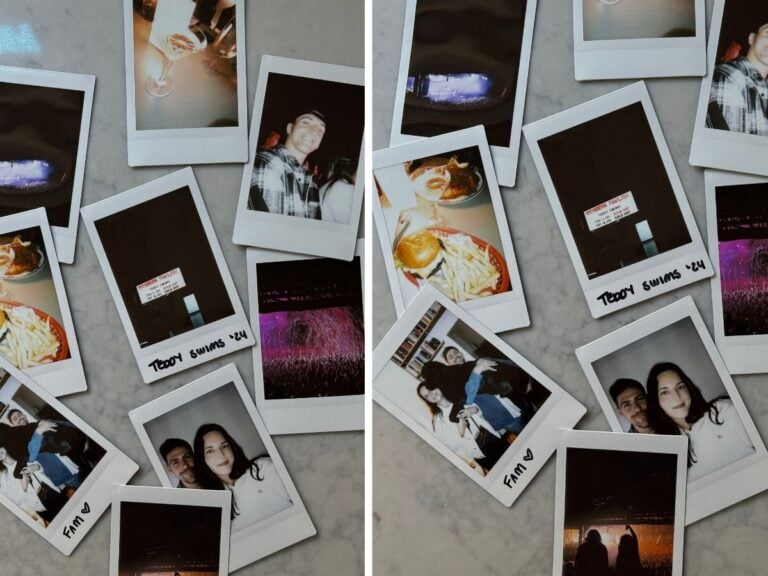 Fuji instax polaroid images