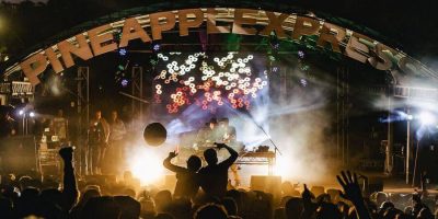 Image of a crowd at Queensland's Big Pineapple Music Festival