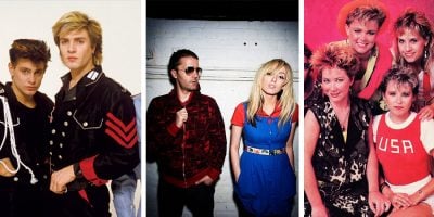 Image of Duran Duran, The Ting Tings, and The Go-Go’s, three bands that named themselves twice.