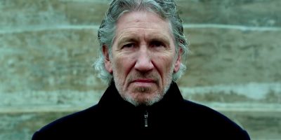 Roger Waters glares into the camera