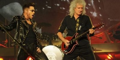 Adam Lambert with Queen