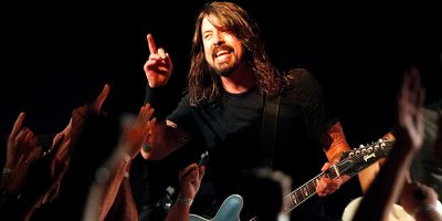 Foo Fighters' Dave Grohl onstage