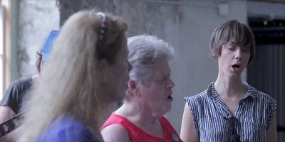 The Shaggs performing in 2017 at Solid Sound Festival