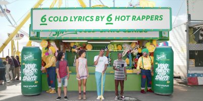 Screenshot of Vince Staples' new Sprite commerical